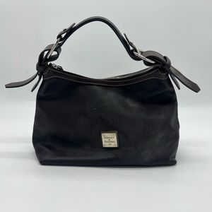 Dooney and Bourke Dark Brown Pebble Leather Purse